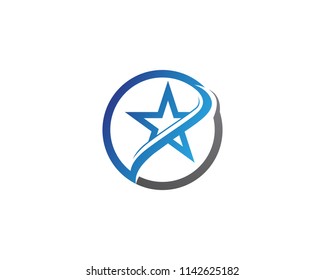 Star Logo Template vector icon illustration design