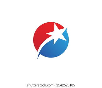 Star Logo Template vector icon illustration design