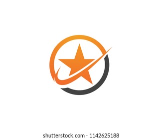 Star Logo Template vector icon illustration design