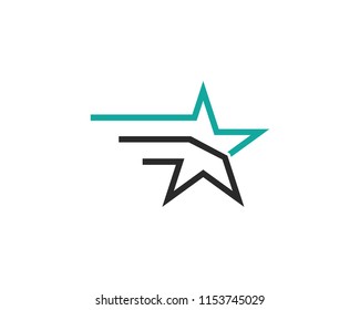 Star Logo Template vector icon illustration design