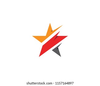 Star Logo Template vector icon illustration design