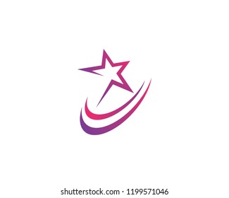 Star Logo Template vector icon illustration design