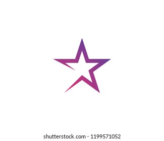 Star Logo Template vector icon illustration design