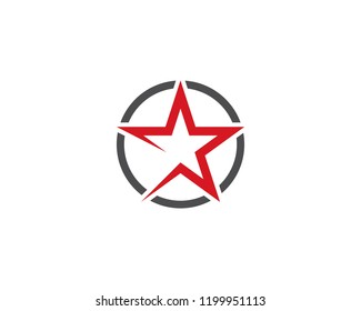 Star Logo Template vector icon illustration design