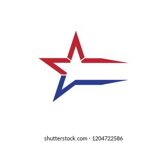 Star Logo Template vector icon illustration design