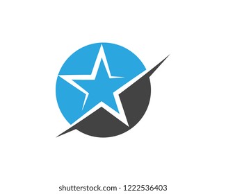 Star Logo Template vector icon illustration design