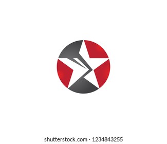 Star Logo Template vector icon illustration design
