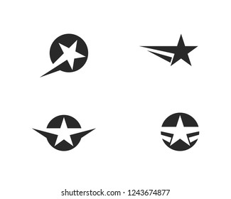 Star Logo Template vector icon illustration design