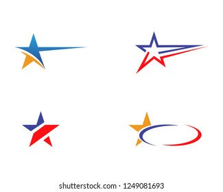 Star Logo Template vector icon illustration design