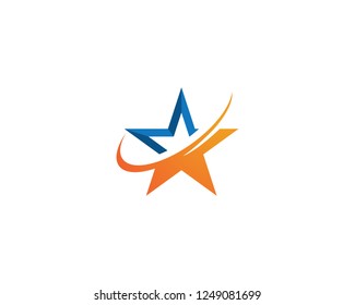 Star Logo Template vector icon illustration design