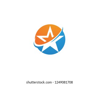 Star Logo Template vector icon illustration design