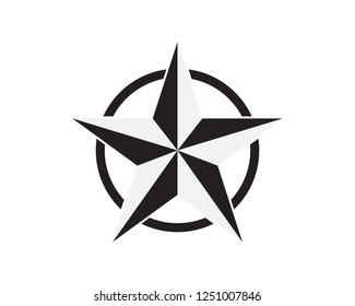 Star logo template vector icon illustration design