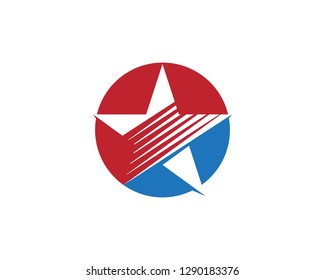 Star Logo Template vector icon illustration design