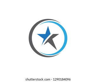 Star Logo Template vector icon illustration design