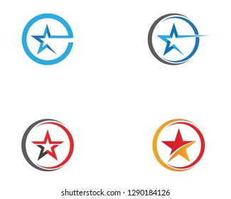 Star Logo Template vector icon illustration design
