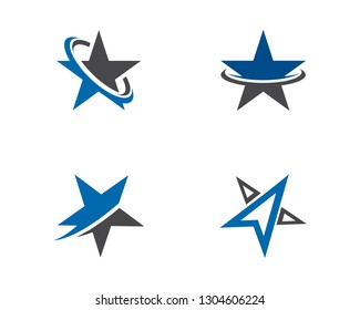 Star Logo Template vector icon illustration design