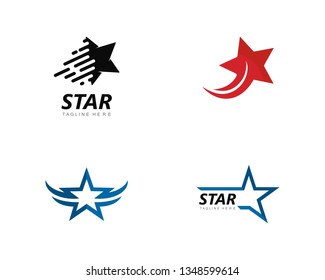 Star Logo Template vector icon illustration design