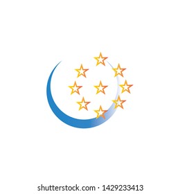 Star Logo Template vector icon illustration design