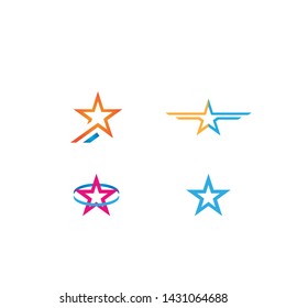Star Logo Template vector icon illustration design