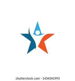 Star Logo Template vector icon illustration design