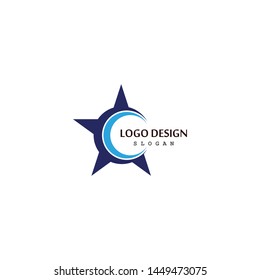Star logo template vector icon illustration design