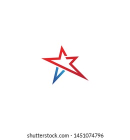 Star Logo Template vector icon illustration design