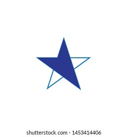 Star logo template vector icon illustration design