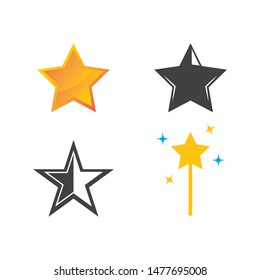 Star Logo Template vector icon illustration design