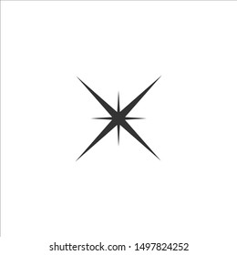 Star Logo Template Vector Icon Illustration. Star Simple Logo Design Inspiration