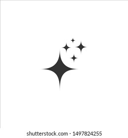 Star Logo Template Vector Icon Illustration. Star Simple Logo Design Inspiration