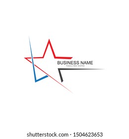 Star Logo Template vector icon illustration design
