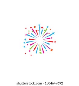 Star logo template vector icon illustration design