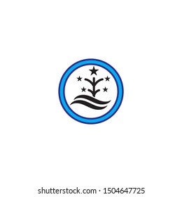 Star logo template vector icon illustration design