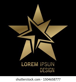 Vektorgrafik-Design der Star-Logo-Vorlage