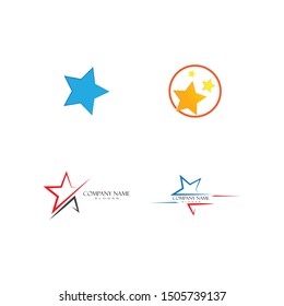 Star Logo Template vector icon illustration design

