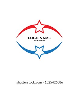 Star Logo Template vector icon illustration design
