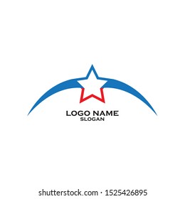 Star Logo Template vector icon illustration design

