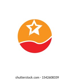 Star Logo Template vector icon illustration design
