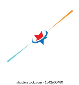 Star Logo Template vector icon illustration design
