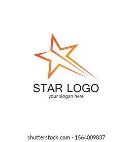 star logo template vector icon illustration design-vector