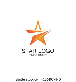 star logo template vector icon illustration design-vector