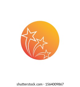 star logo template vector icon illustration design-vector
