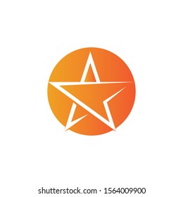 star logo template vector icon illustration design-vector