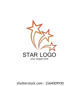 star logo template vector icon illustration design-vector