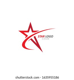 Star Logo Template vector icon illustration	
