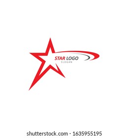 Star Logo Template vector icon illustration	
