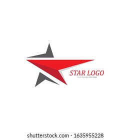 Star Logo Template vector icon illustration	
