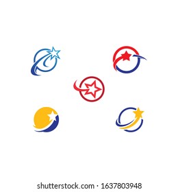 Star Logo Template vector icon illustration design
