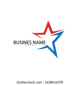 Star Logo Template vector icon illustration design