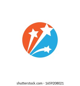 Diseño de ilustración de icono de la plantilla de logotipo estrella